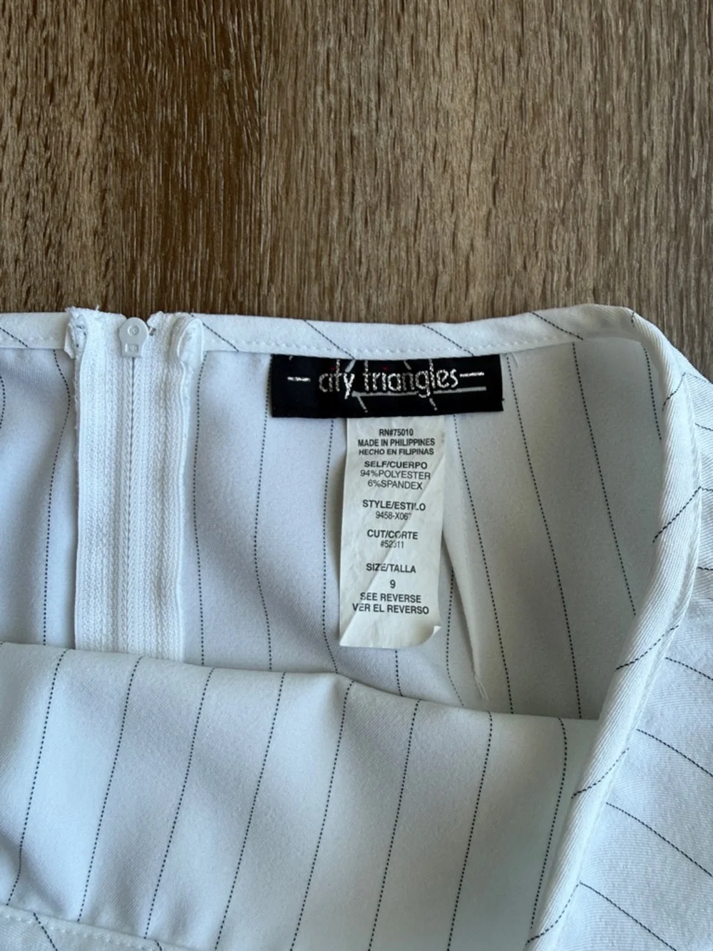 Y2K Pinstripe Mini Skirt